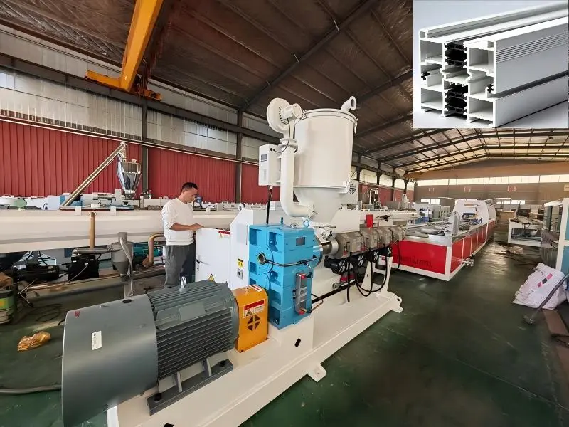 ஏபிஎஸ் ஜன்னல் கதவு சுயவிவர இயந்திரம்