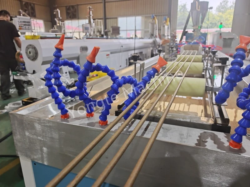 China 10mm diameter WPC Pipe Making Machine with Four-Cavity Design