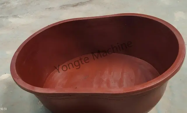 Washing basin made by Waste Plastic Extrusion and Molding Machine 